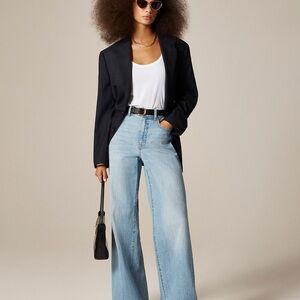 J. Crew Dark Blue wide leg trouser Jean